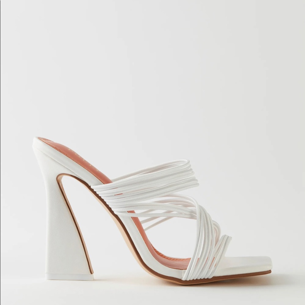 Never Ending Love Leatherette Strappy Mule